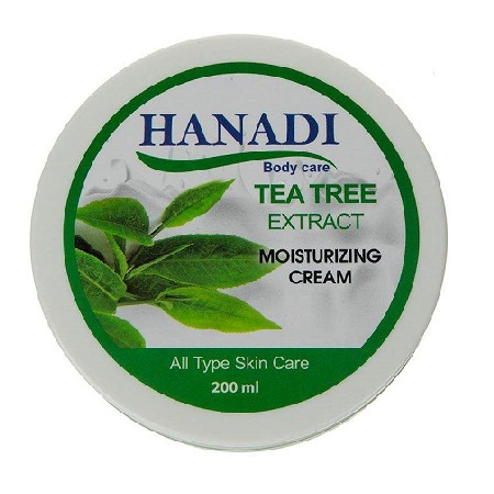 کرم مرطوب کننده حاوی عصاره برگ درخت چای هانادی